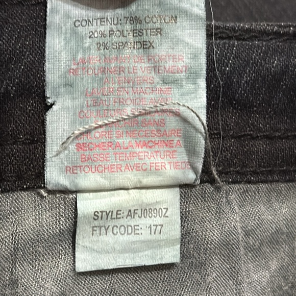 (T6) Vintage Apple Bottoms jeans with silver embroidery from the 2000s. Size 22. - Picture 13 of 14